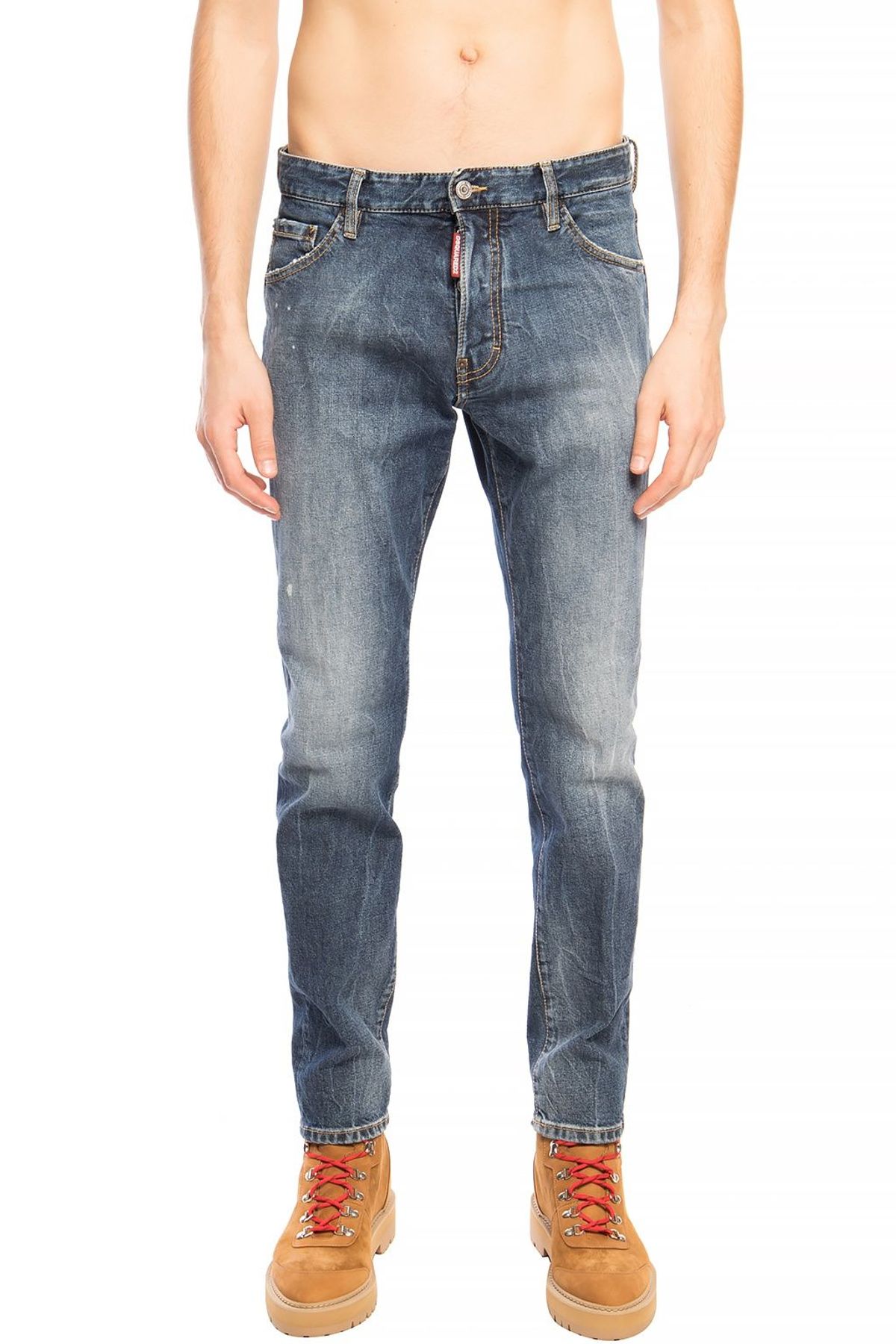 Dsquared2 Navy Distressed 'Cool Guy Jeans