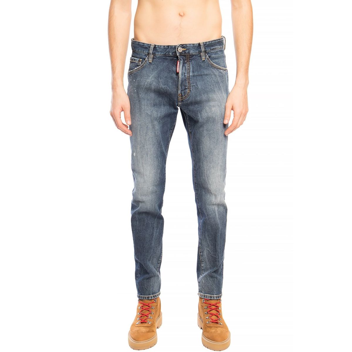 Dsquared2 Navy Distressed 'Cool Guy Jeans