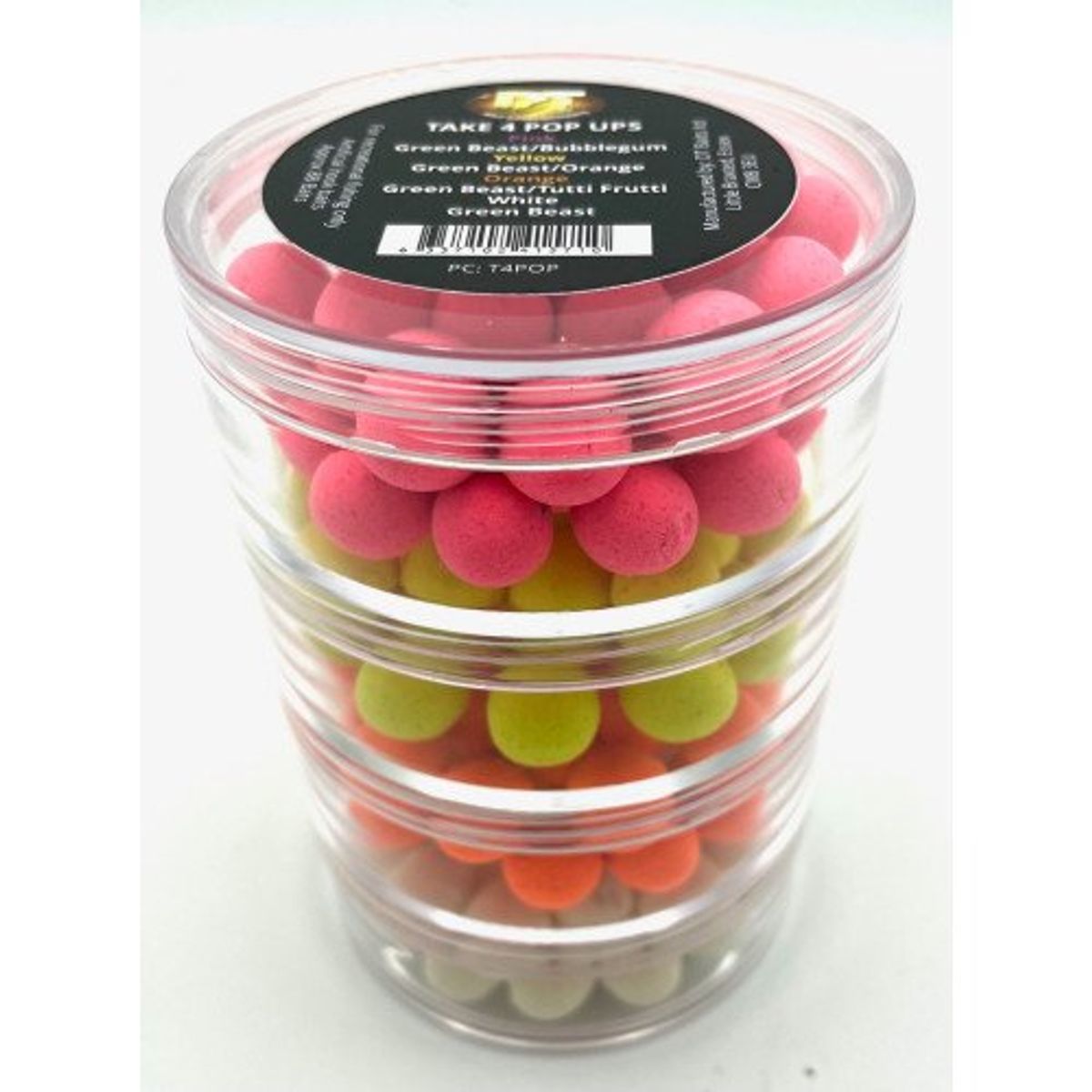 DT Bait Cold Water Green Beast Popups 12mm 4pot