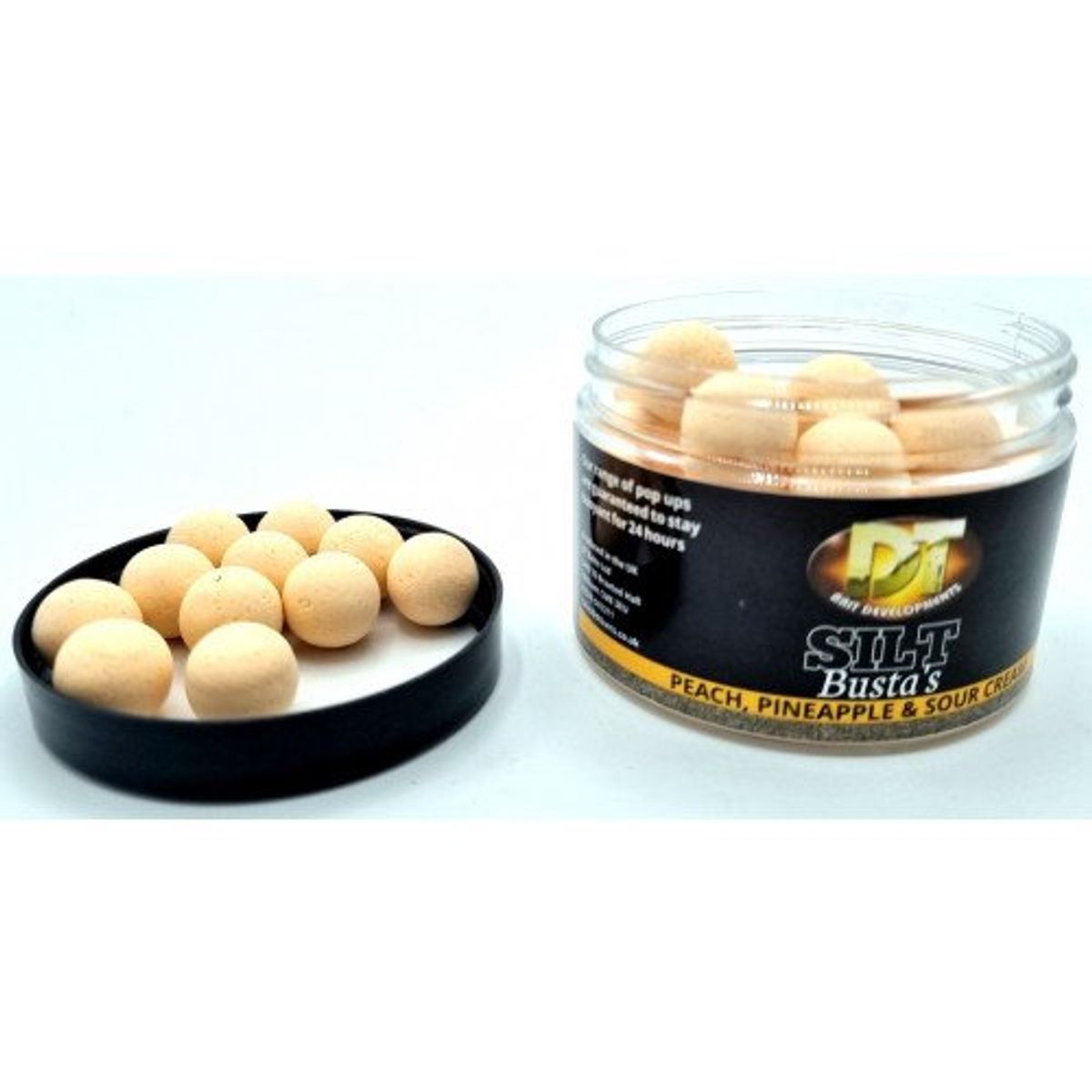 DT Bait Silt Busta's Pop Ups Peach, Pineapple & Sour Cream