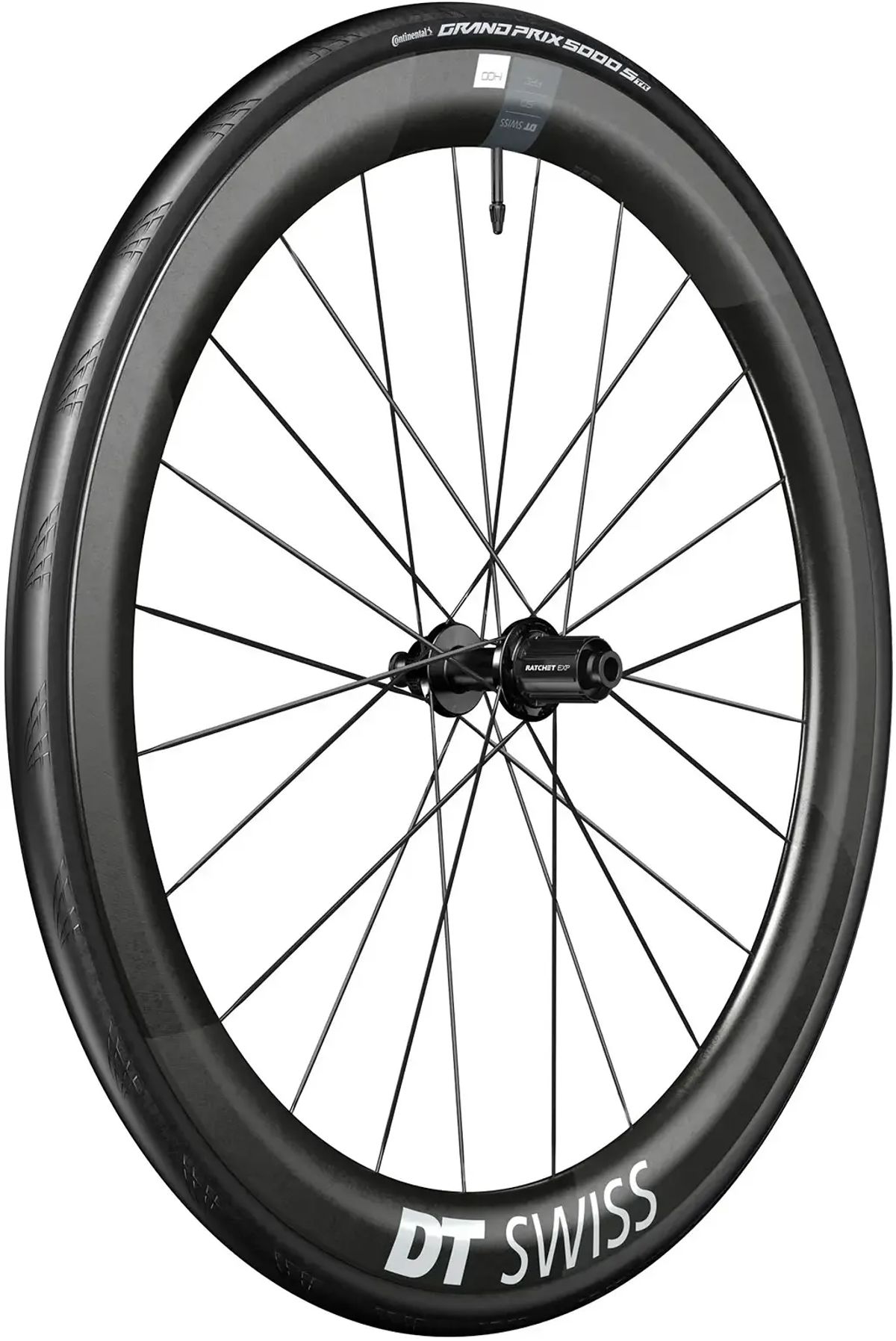 DT Swiss Wheel ARC 1400 Dicut 50 (Inkl. Dæk & Slange) 700c Rear - Shimano/SRAM