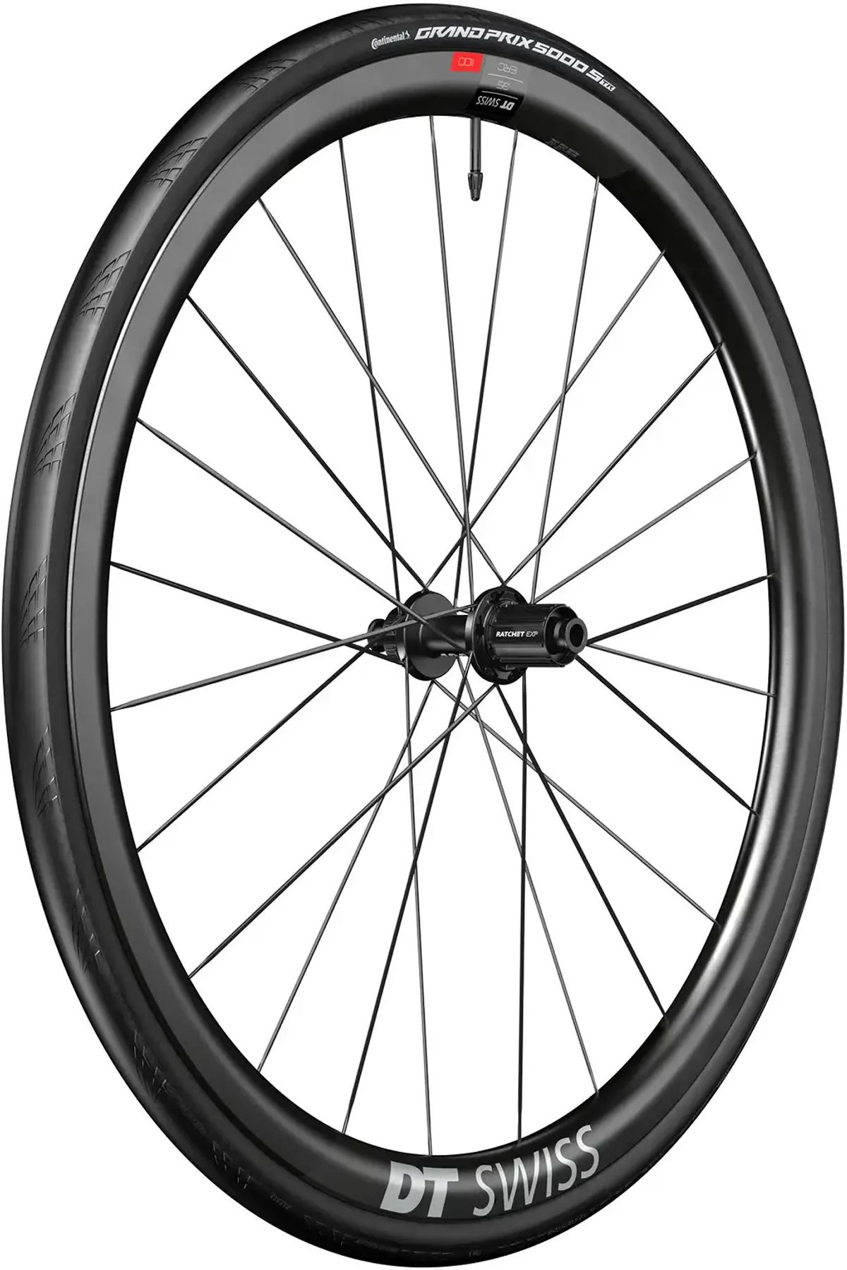 DT Swiss Wheel ERC 1100 Dicut 35 (Inkl. Dæk & Slange) 700c Rear - Shimano/SRAM