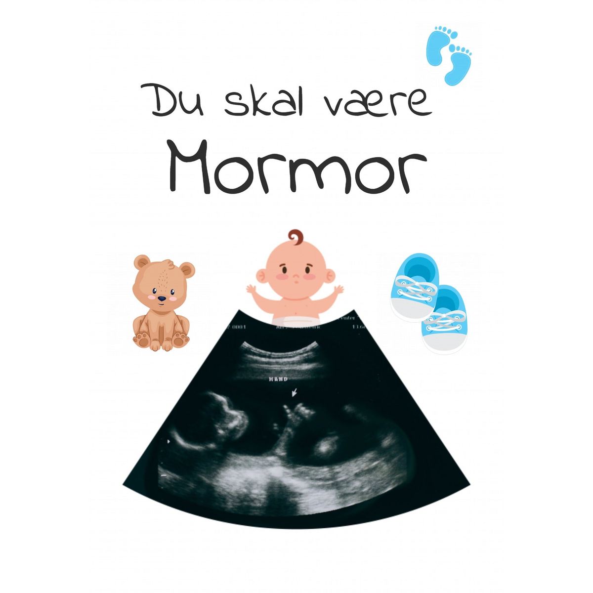 Du skal være...babyplakat 30x42 cm (A3)