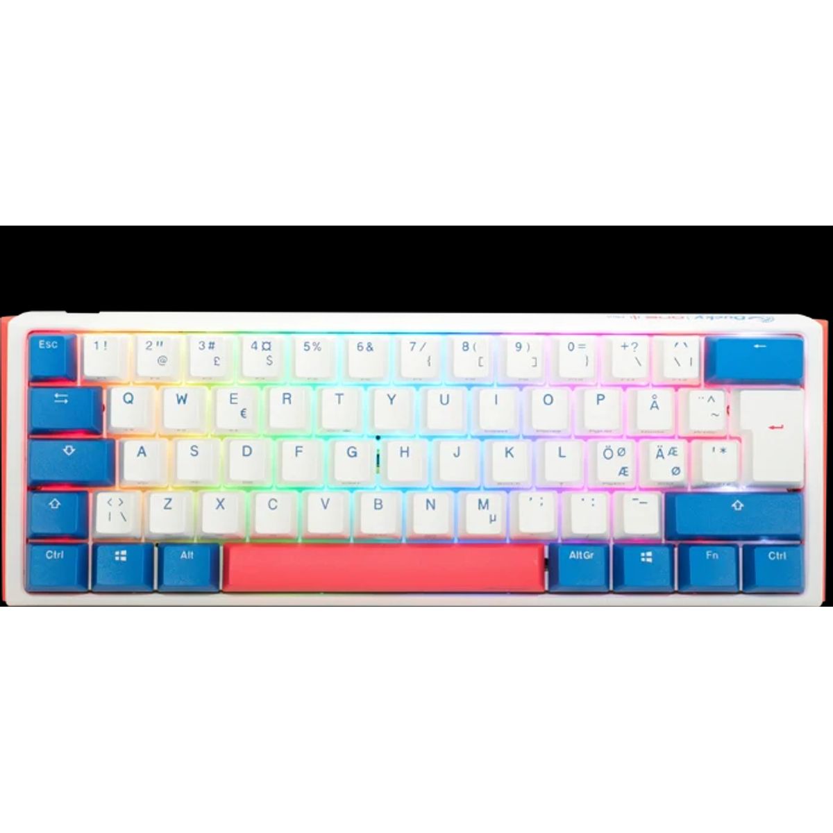 Ducky One 3 - Bon Voyage Nordic - Mini 60% - Cherry Silent Red