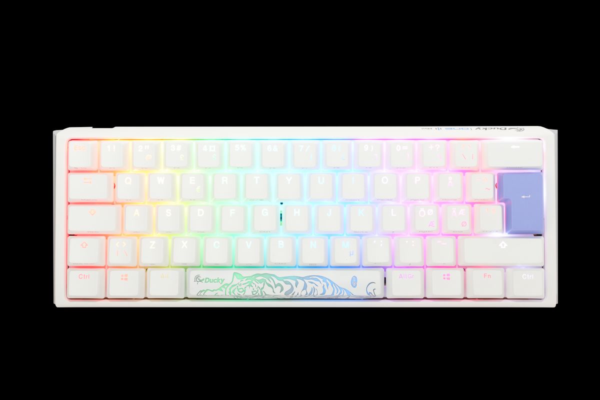 Ducky One 3 - Classic Pure White Nordic - Mini 60% - Cherry Silver