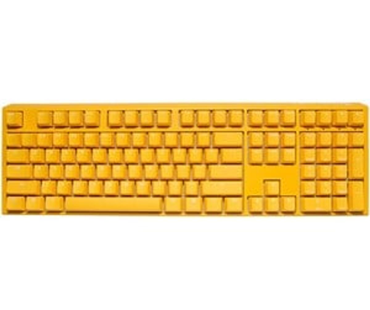 Ducky One 3 - Yellow Ducky - Fullsize - Cherry Red