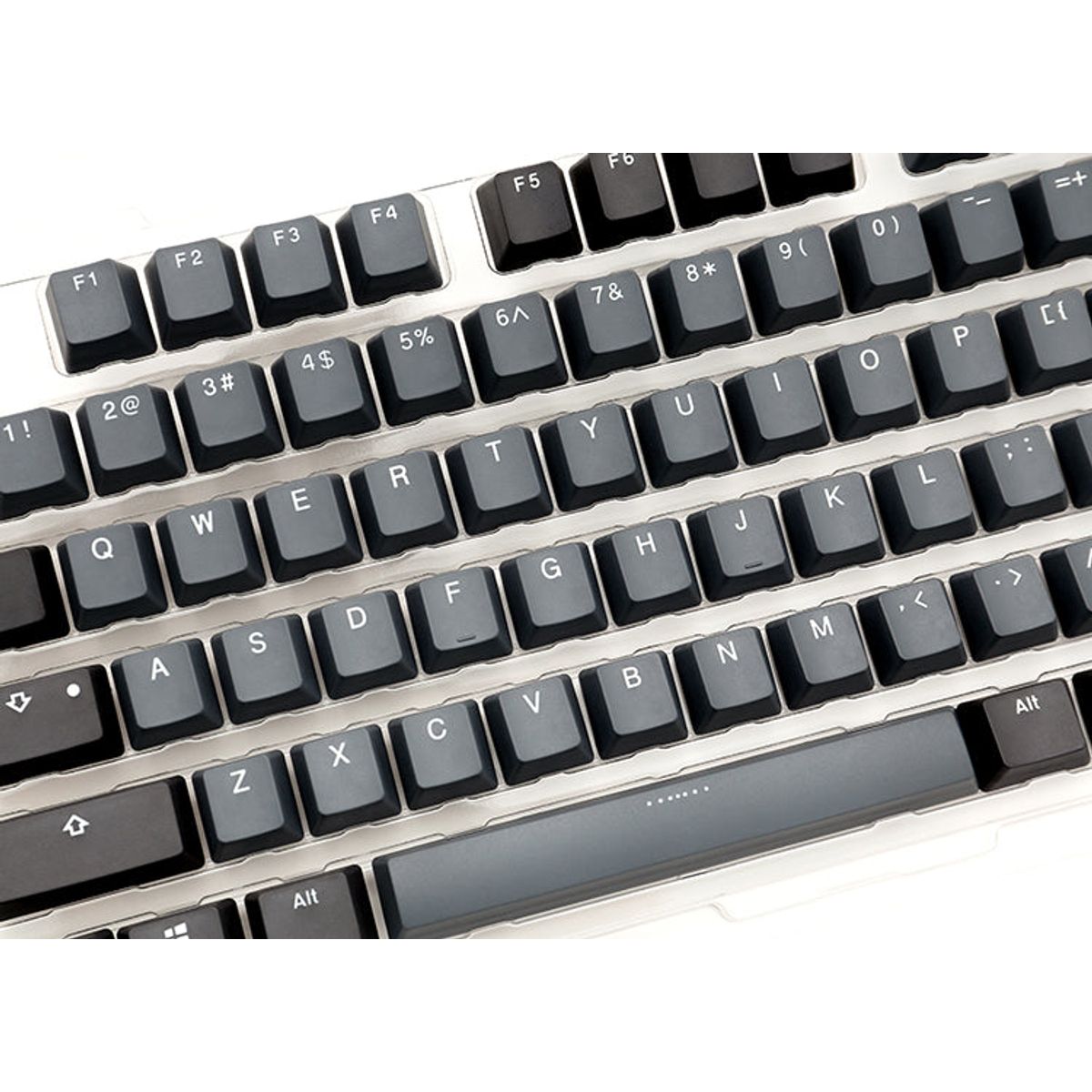 Ducky Skyline Keycap Set - double shot PBT - Grey