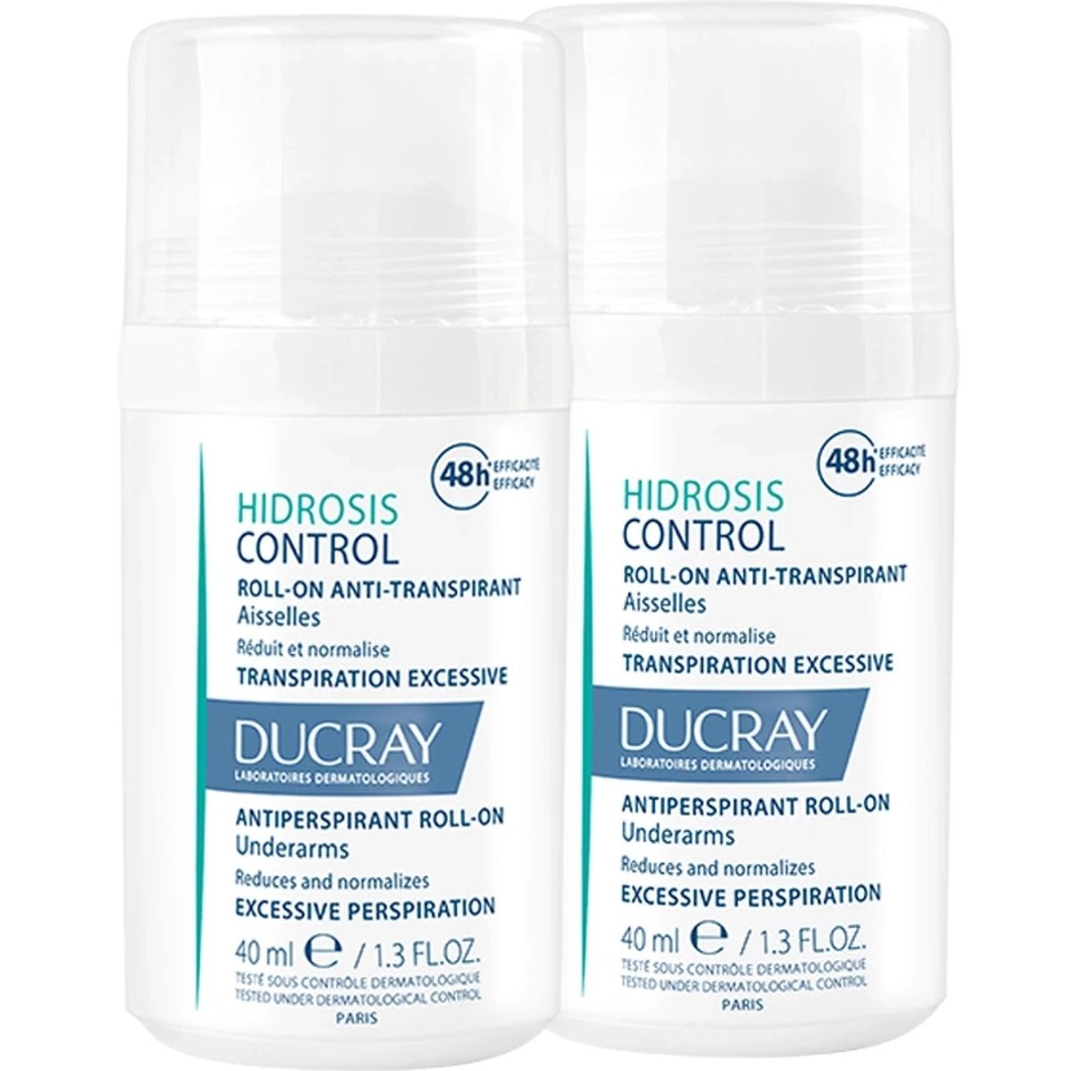 DUCRAY Hidrosis Control Roll-On Duopack 2 x 40 ml