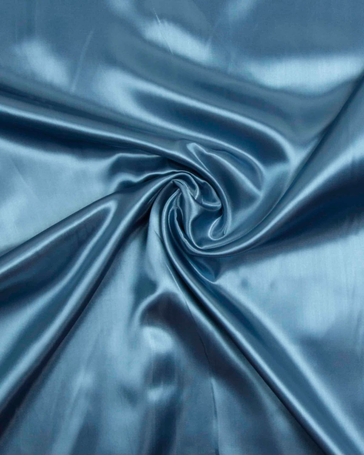 Dueblå - Satin - 100% Polyester