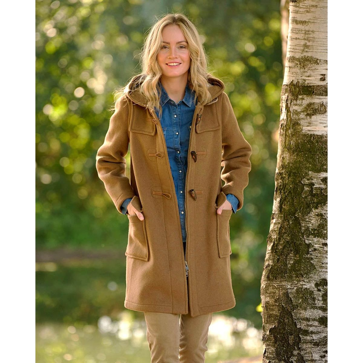 Duffle coat "Ladies's Duffle", camel - 36