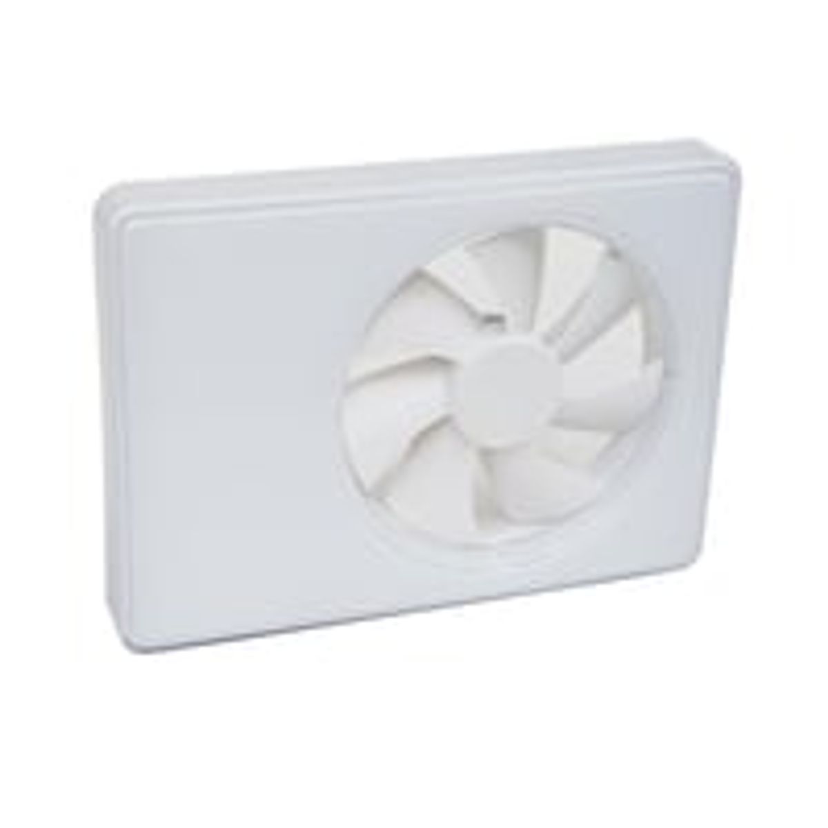 Duka Smart Fan ventilator, fugt/tidsstyret, 100/125 mm, hvid