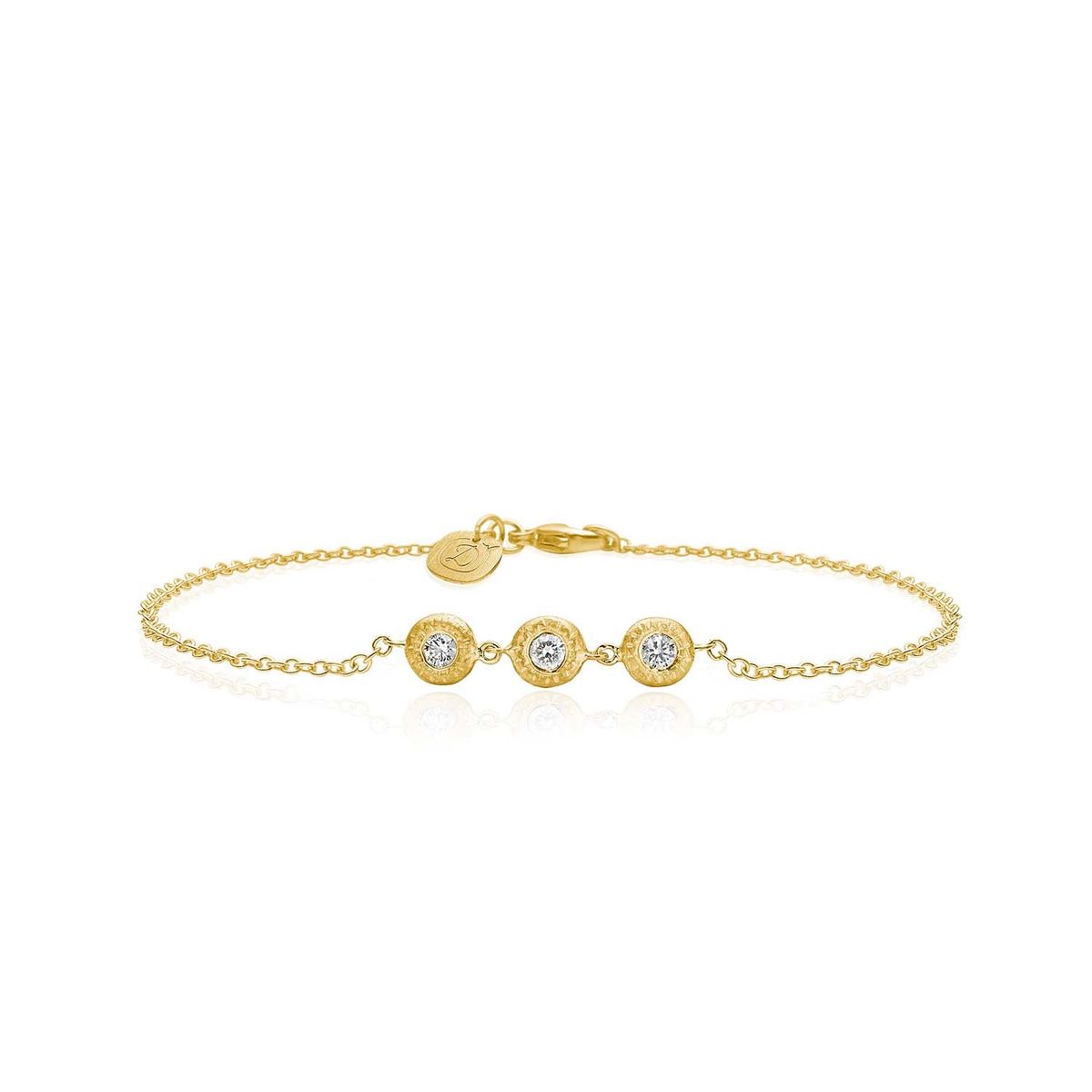 Dulong Fine Jewelry Glory armbånd m. diamanter - 18 kt. guld 0,12 ct.