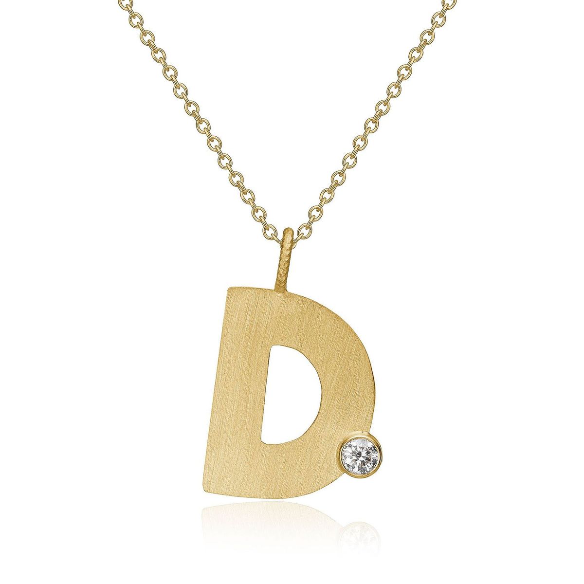 Dulong Fine Jewelry - Letter vedhæng 18 kt. guld