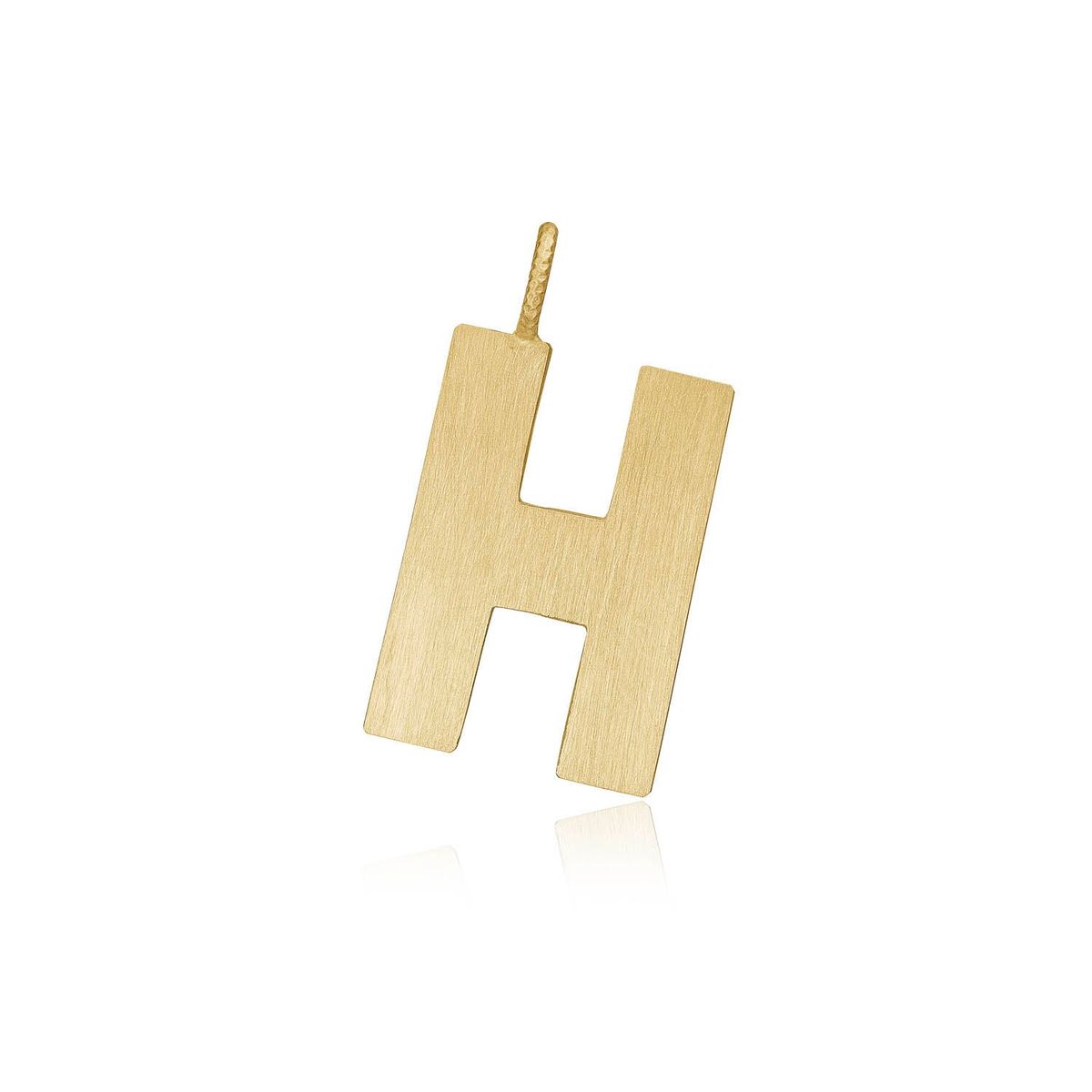 Dulong Fine Jewelry - Letter vedhæng, H 18 karat guld