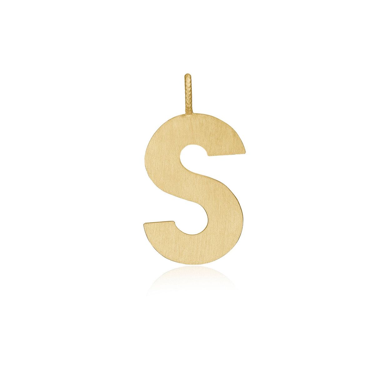 Dulong Fine Jewelry - Letter vedhæng, S 18 kt. guld