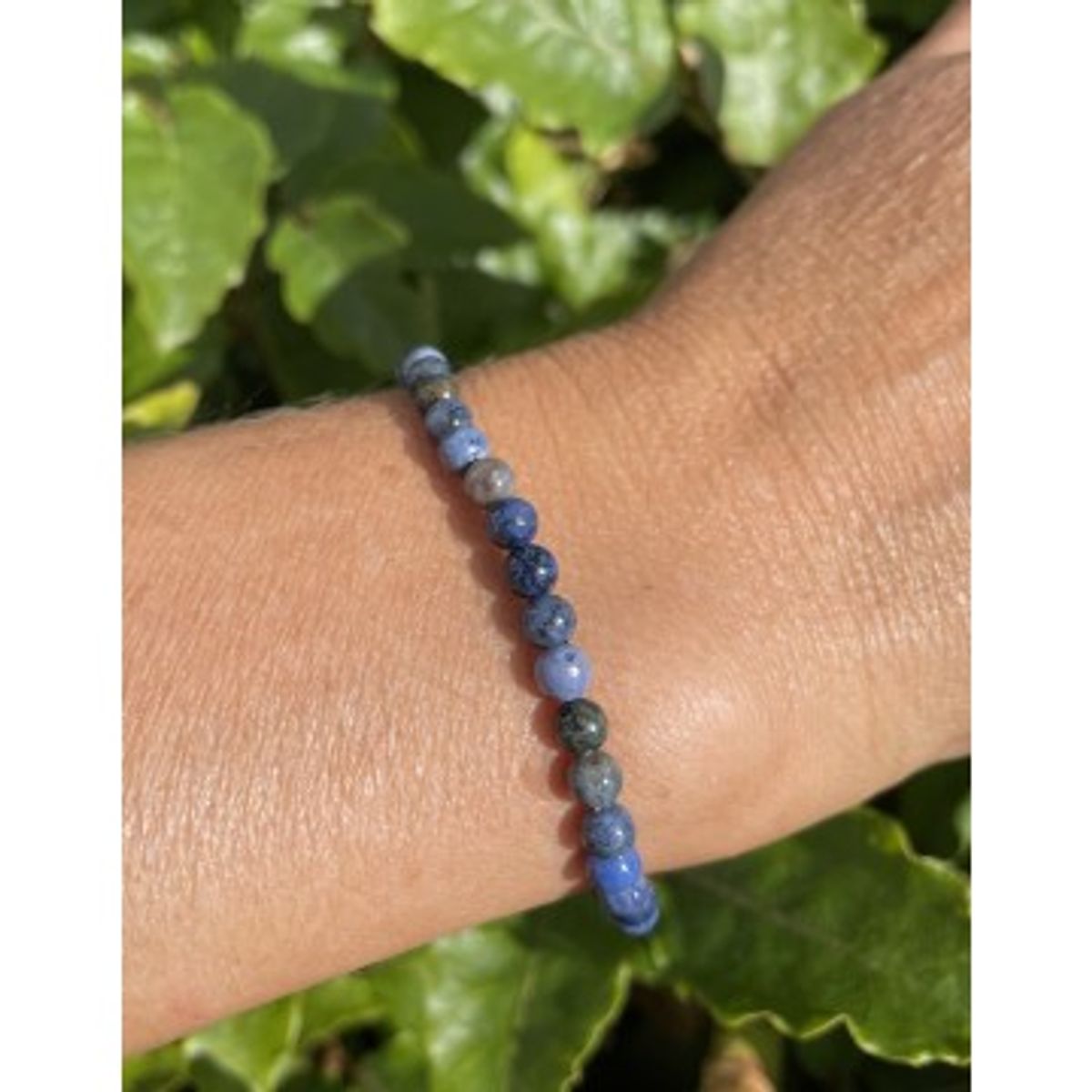 Dumortierite blå armbånd 4mm - Krystal Armbånd - GodKarmaShop