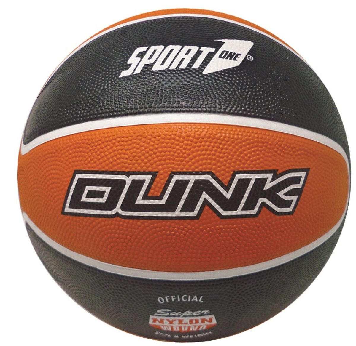 Dunk Basketball Str. 7 Sort/Orange