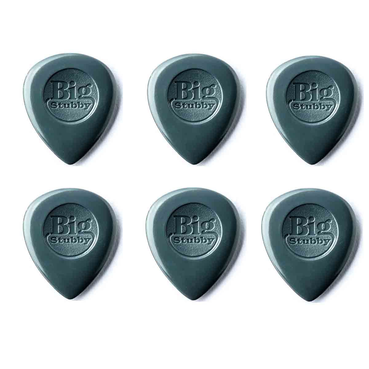 Dunlop Big Stubby 3,0 mm plektre (6 stk.)