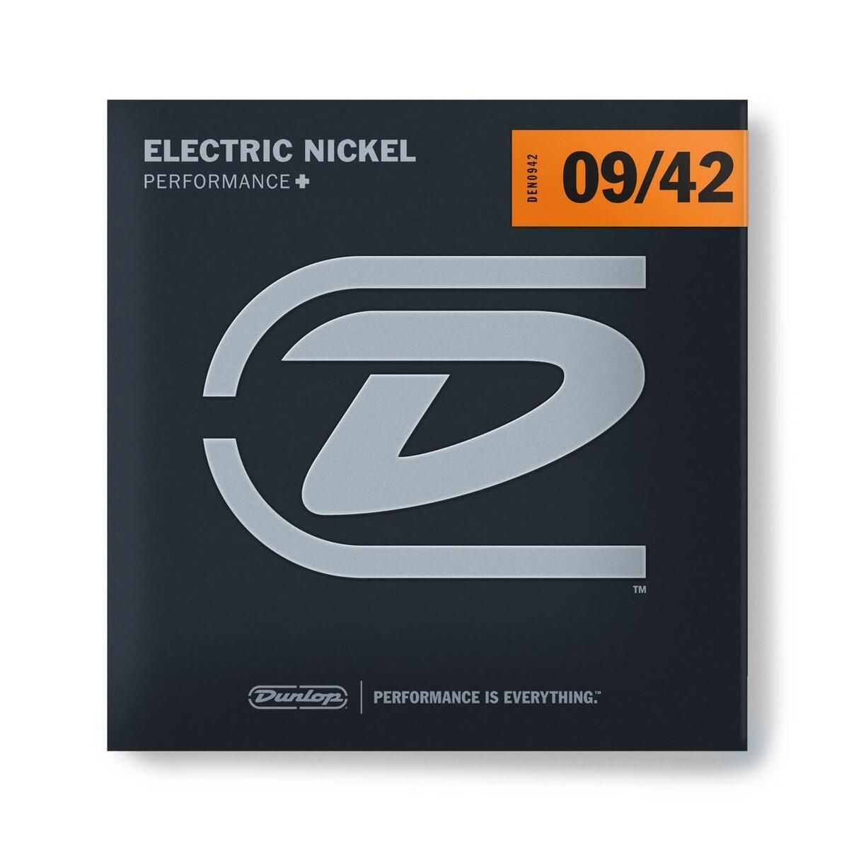 Dunlop Electric Guitar Strings, Nickel Wound DEN0942 (Light)