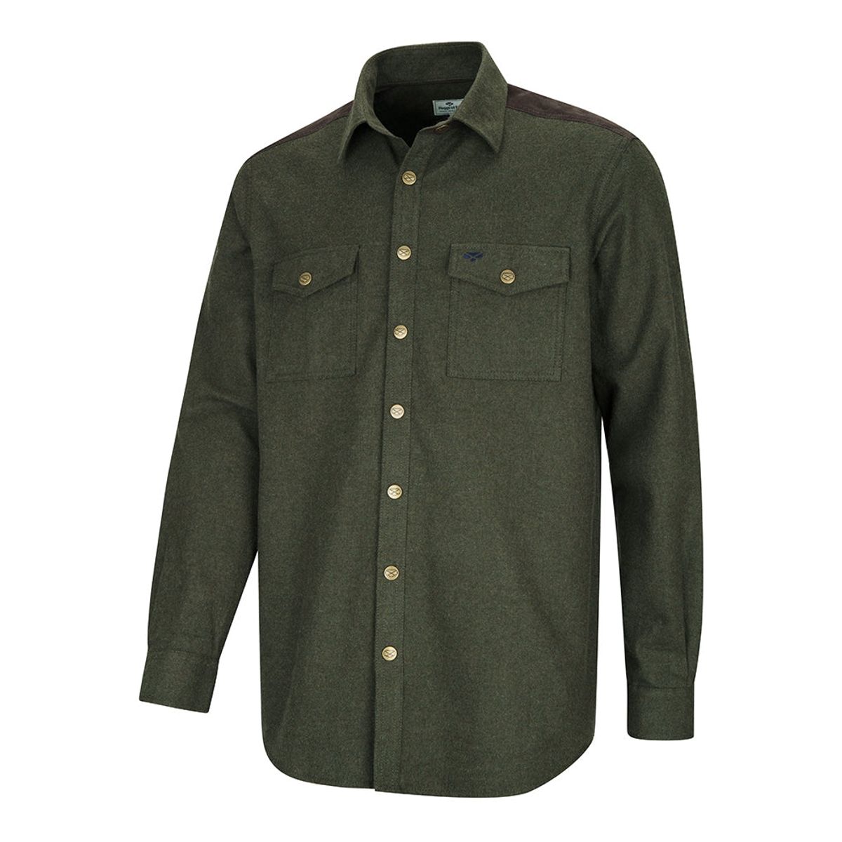 Dunvegan Flanel Shirt skjorte m. skulderforstærkninger - M