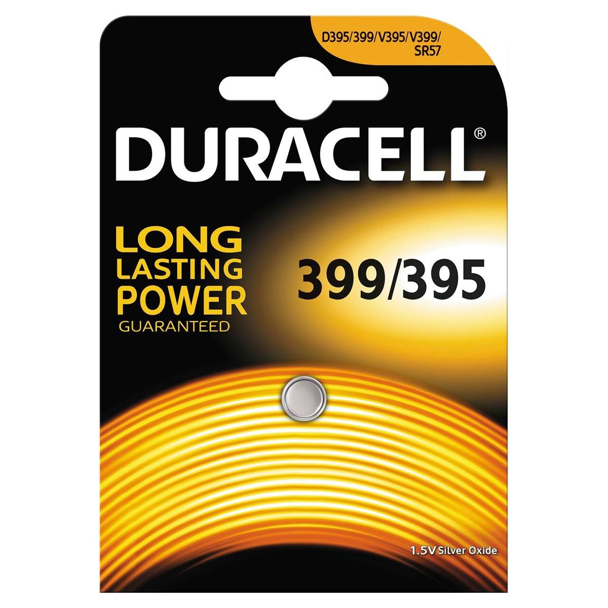 Duracell Batteri 399/395, 1,5V Silver Oxide 1stk/pak