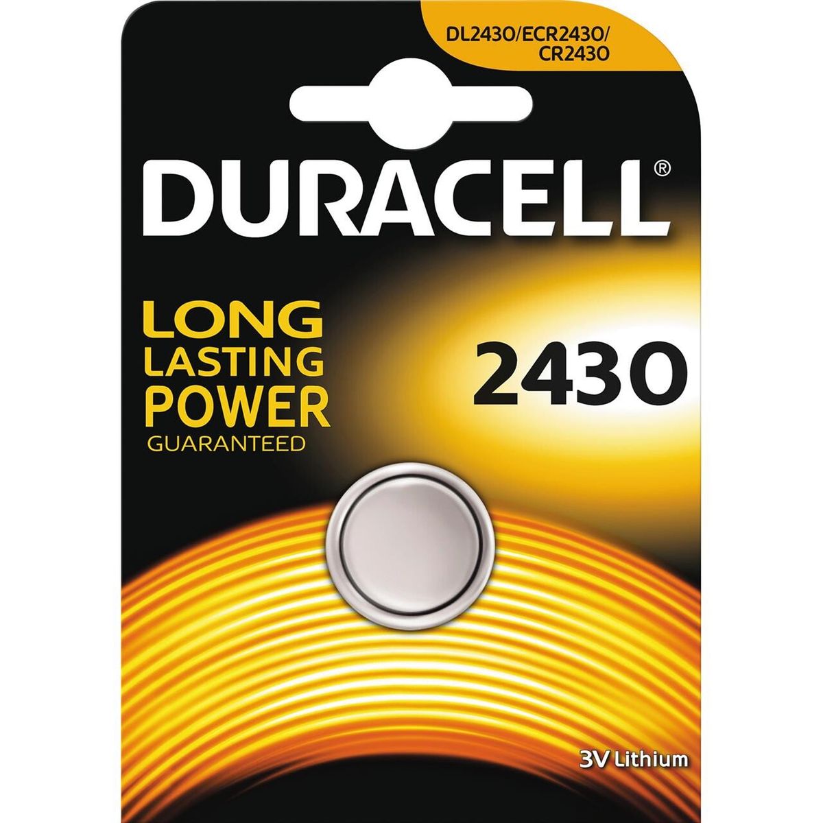 Duracell Batteri Electronics, DL2430/CR2430/ECR24