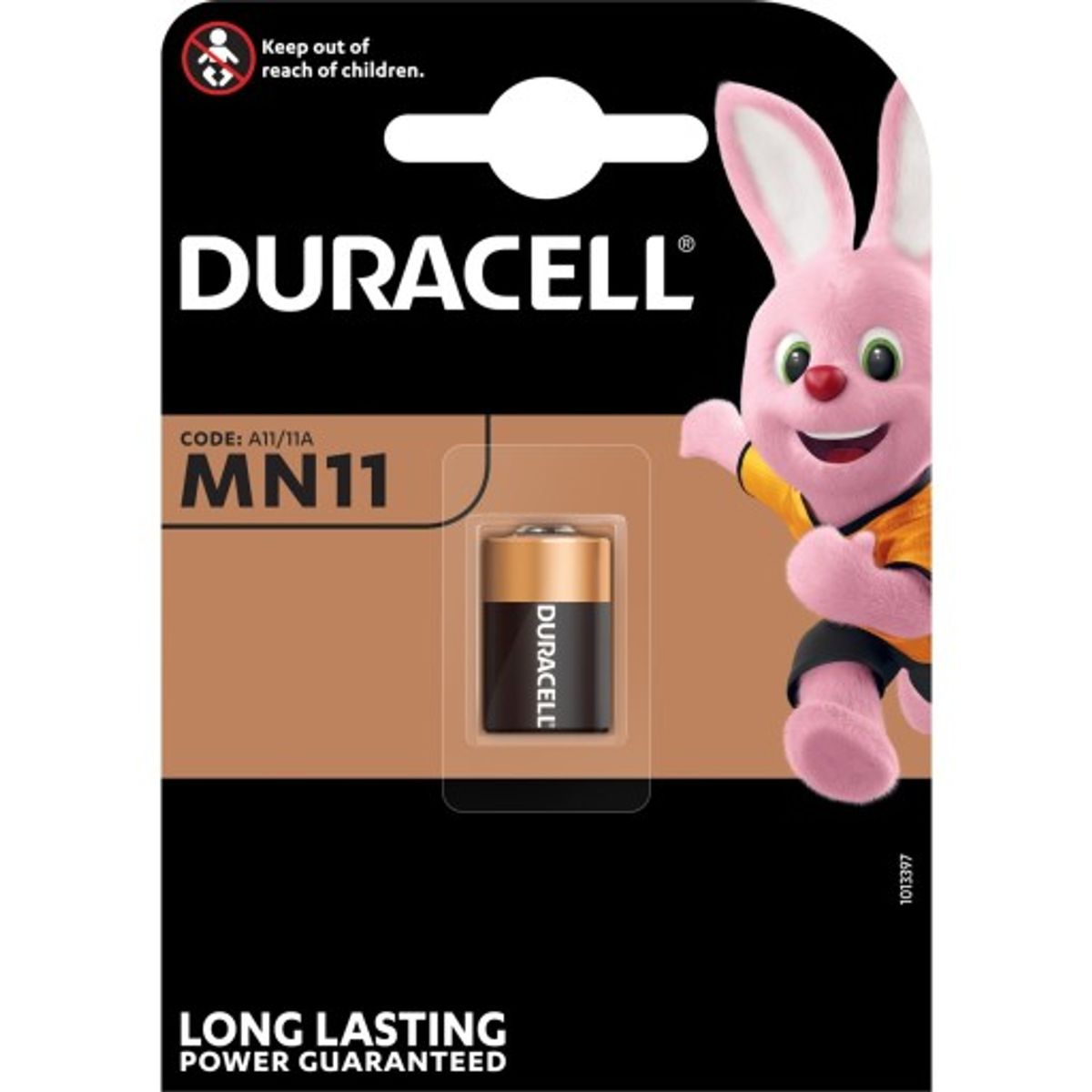 Duracell batteri, MN11 / GP11 / 11A / A11, 6V, 1 stk.