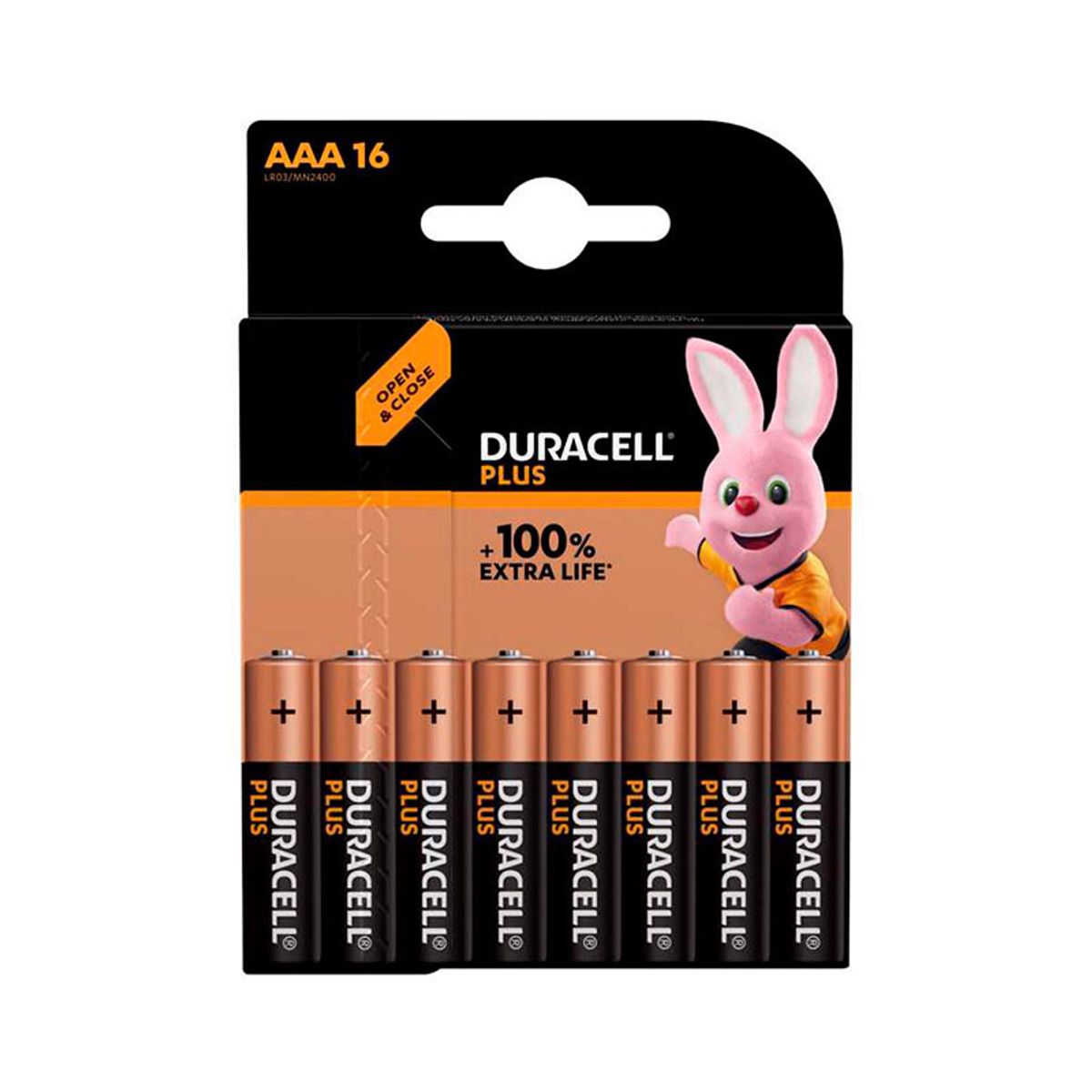 Duracell Batterier AAA 16 stk.