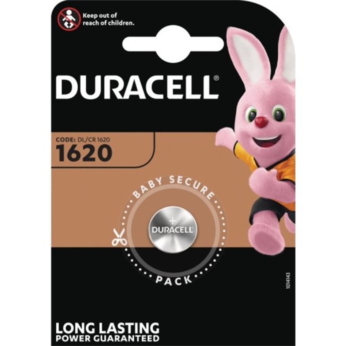 Duracell CR1620 batteri, 1 stk.