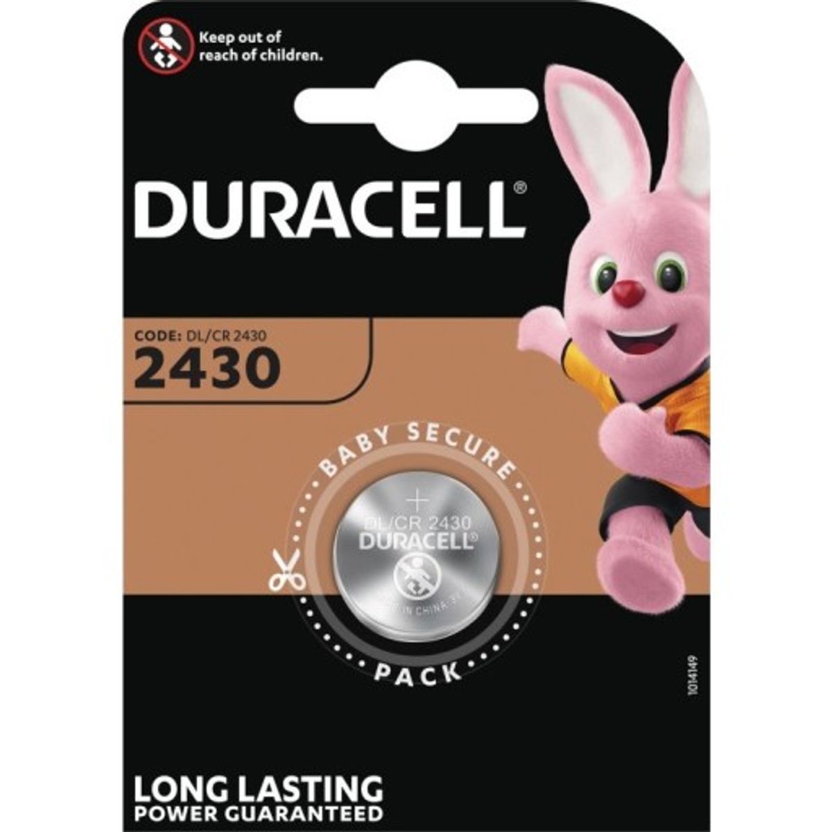 Duracell CR2430 batteri, 1 stk.