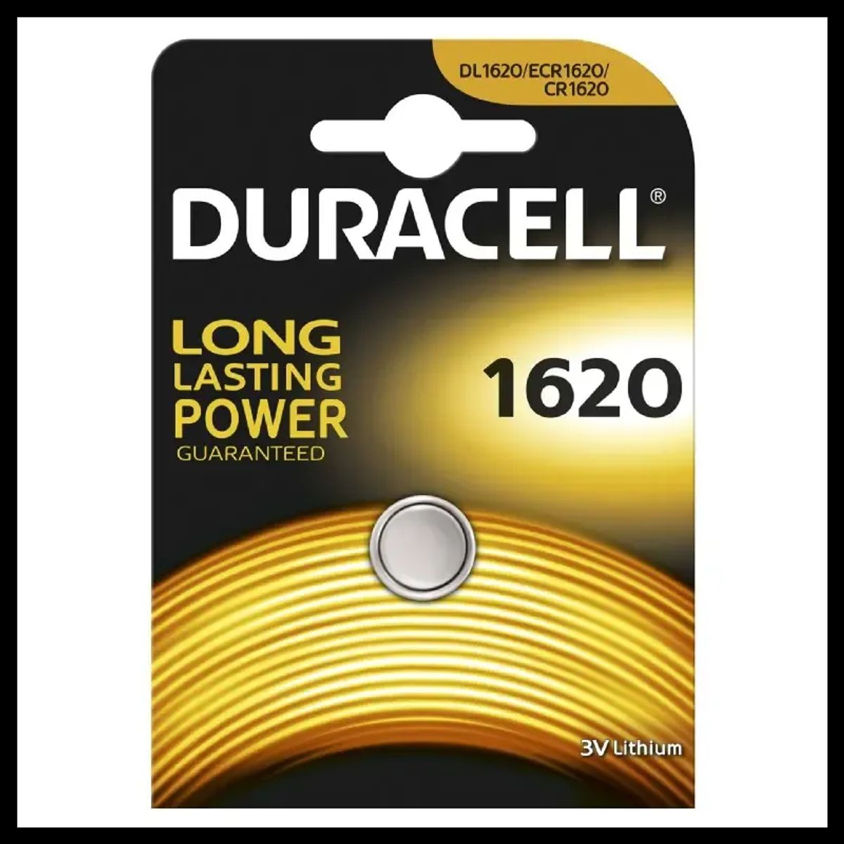 Duracell Elec. Knapcell 1620 - 1 pk. - Batteri