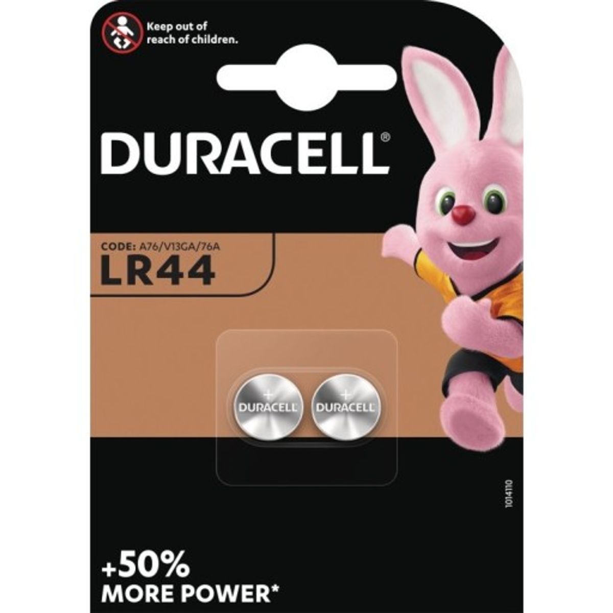 Duracell LR44 batterier, 2 stk.