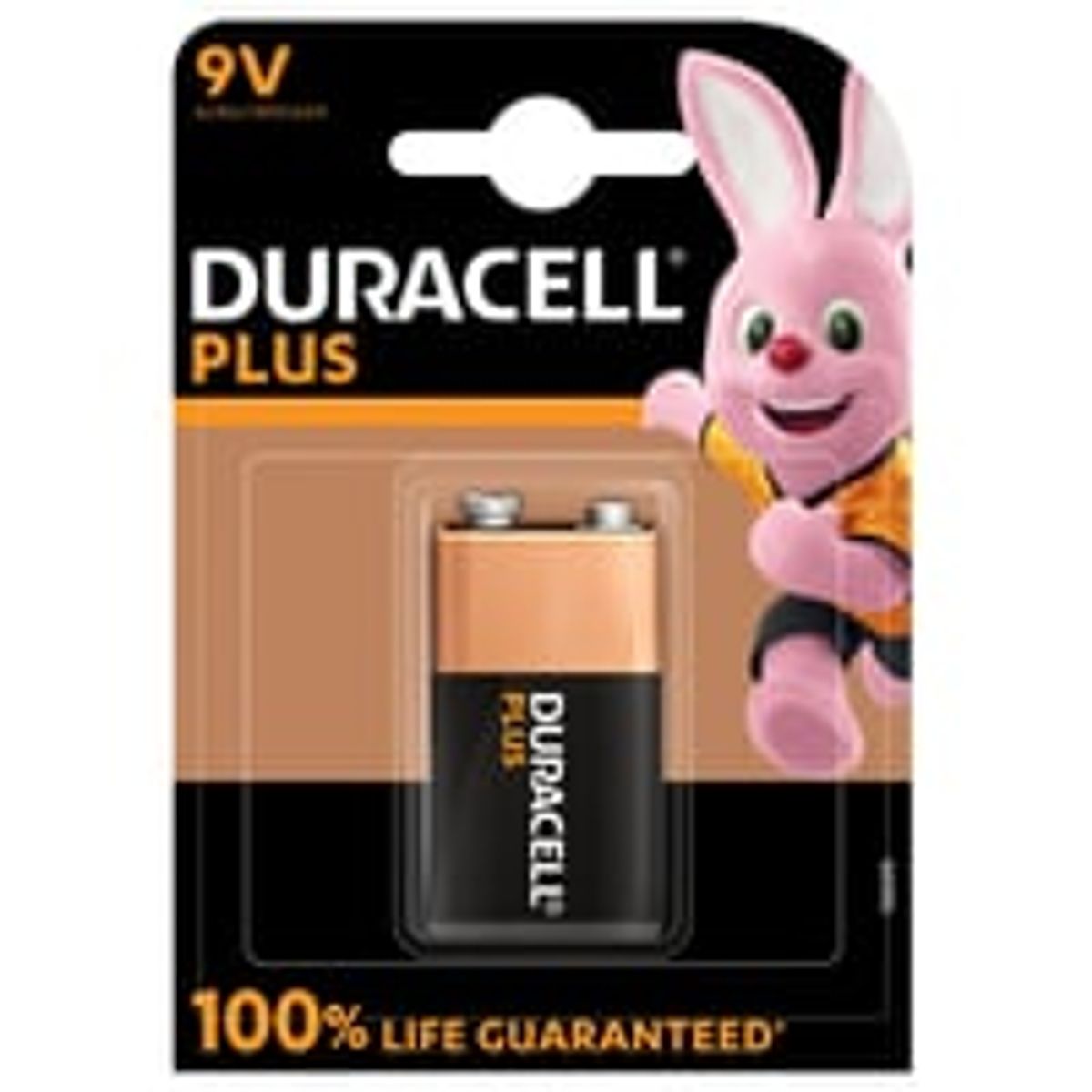 Duracell Plus Power batteri, 6LR61, 9 V, 1 stk.