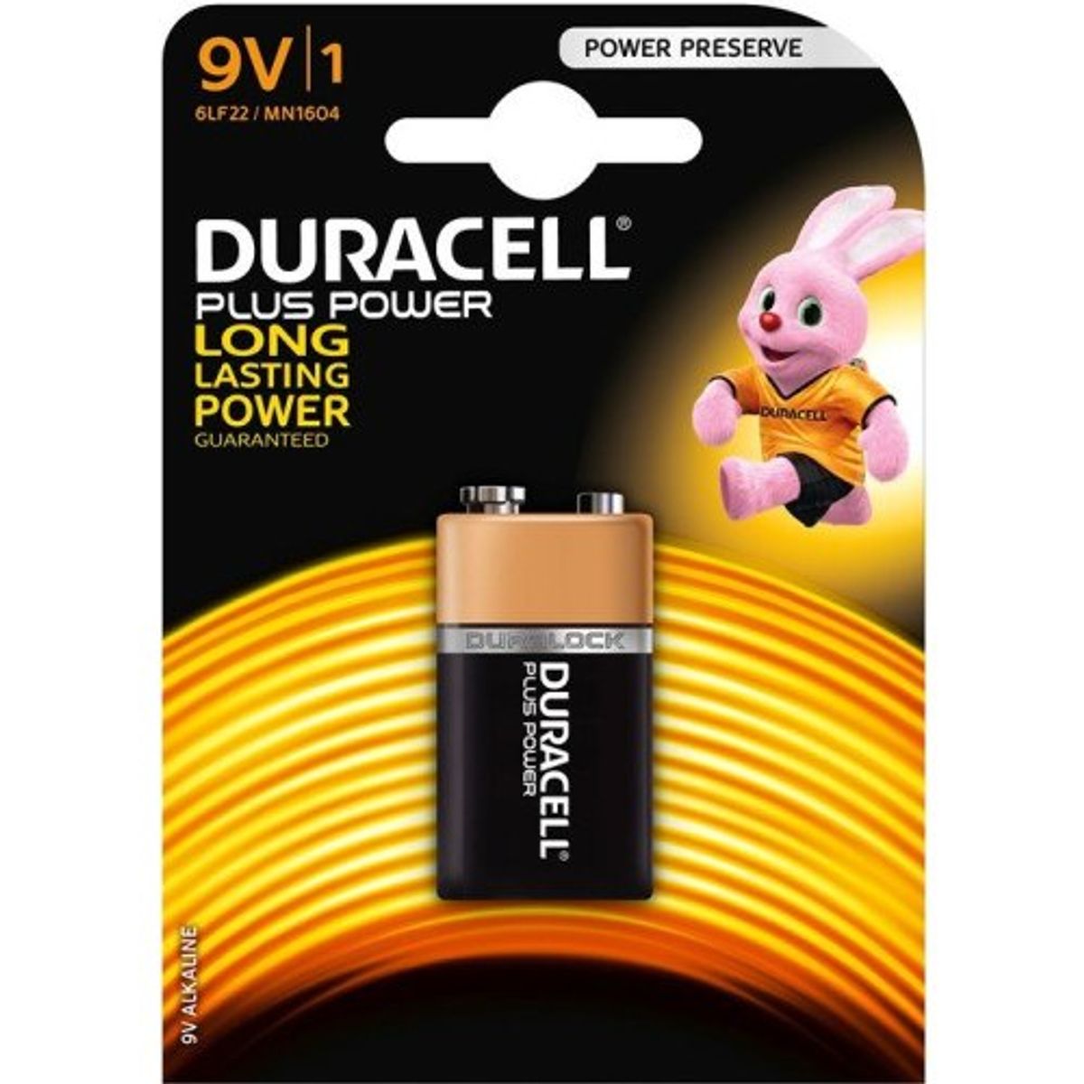 Duracell Plus Power Batteri 9V