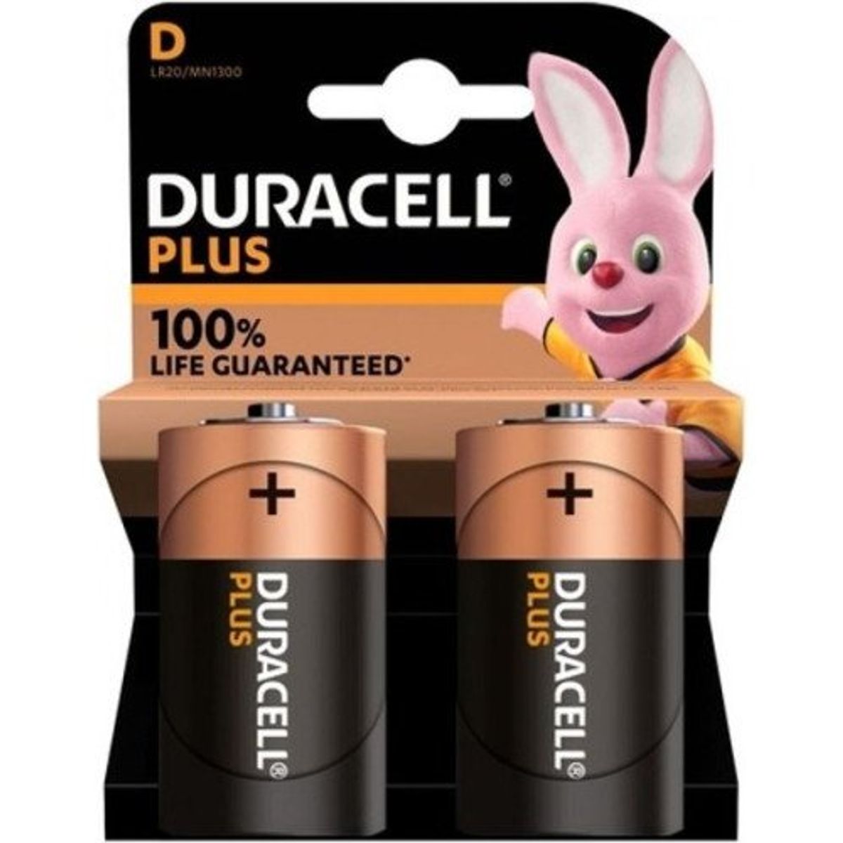 Duracell Plus Power Batterier D-Cell