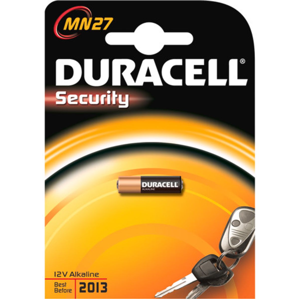 Duracell Security MN27 batteri, 1 stk