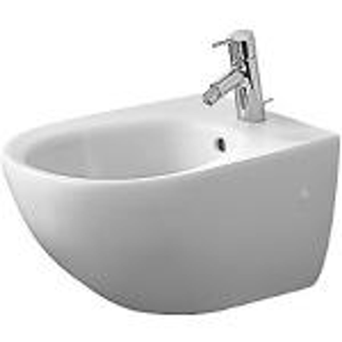 Duravit Architec vægbidet 58x36,5cm med hanehul & WonderGliss