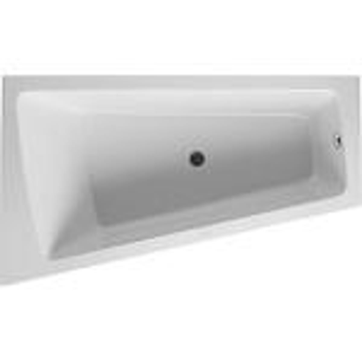 Duravit Bathtub Paiova 1700 x 1000 mm hvid corner left, with integrated