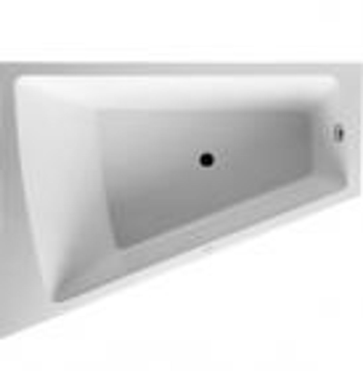 Duravit Bathtub Paiova 1700 x 1300 mm hvid corner left, with integrated