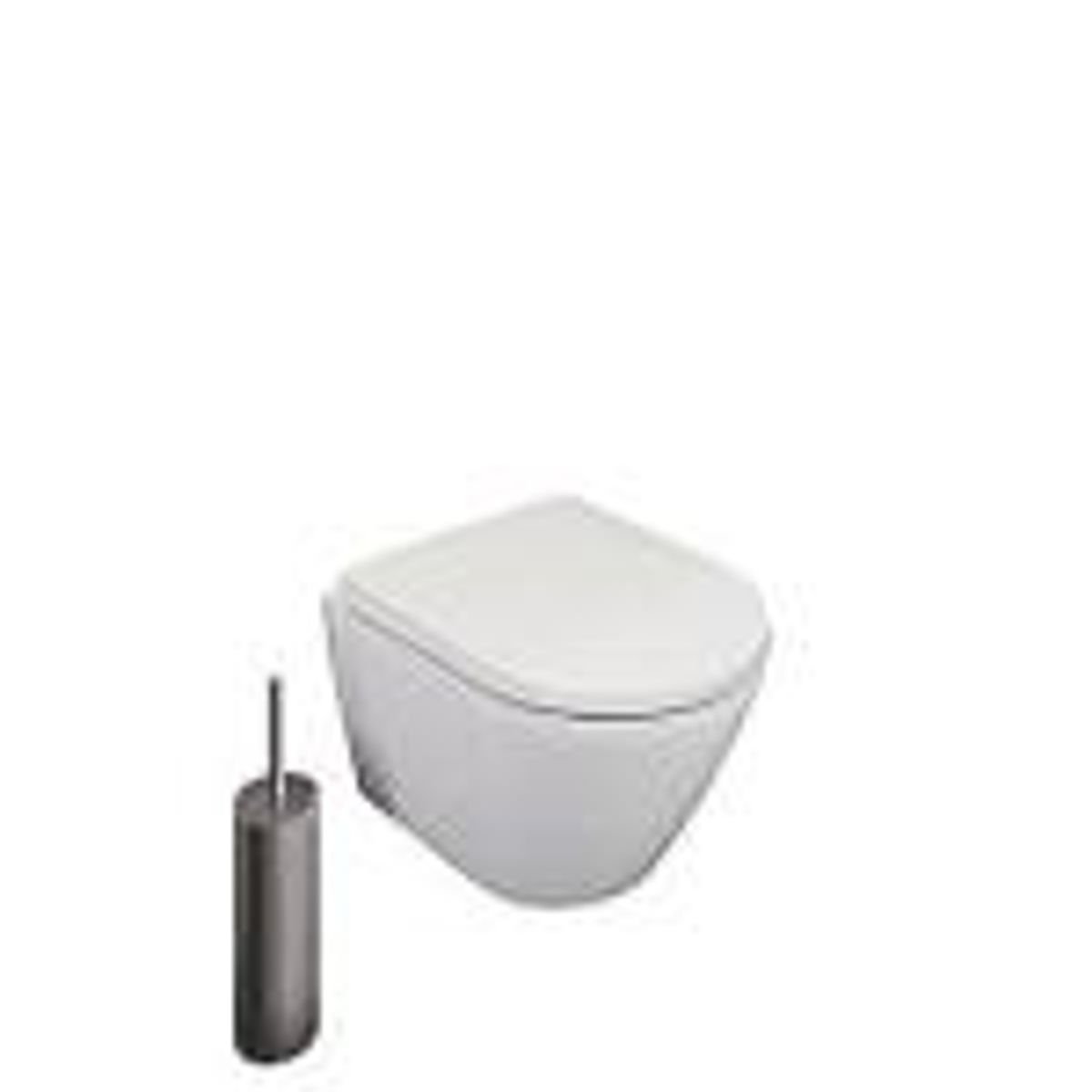 Duravit d-neo compact vægmonteret toilet sæt 480 mm rimless