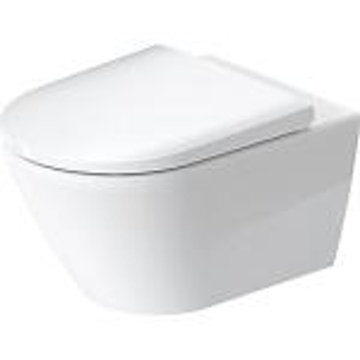 Duravit D-Neo hængeskål 370x400x540mm, åben skylle-rand, skjult montering, hvid