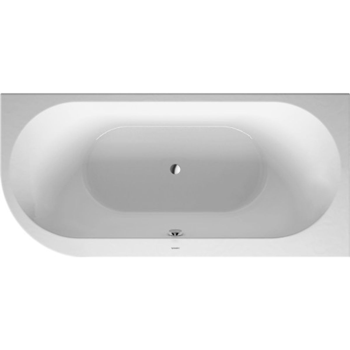 Duravit Darling New badekar, 190x90 cm, højre, hvid