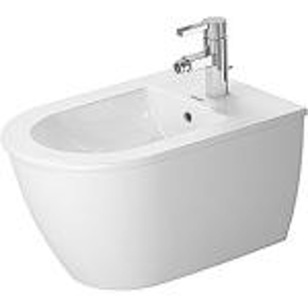 Duravit Darling New bidet, 360x540 mm, væghængt, med Wondergliss