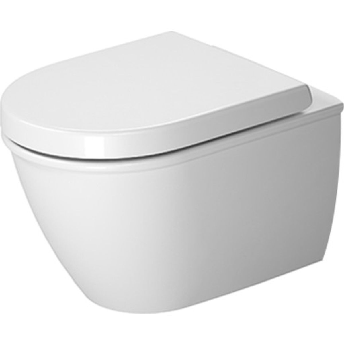 Duravit Darling New Compact væghængt toilet med softclose og WonderGliss