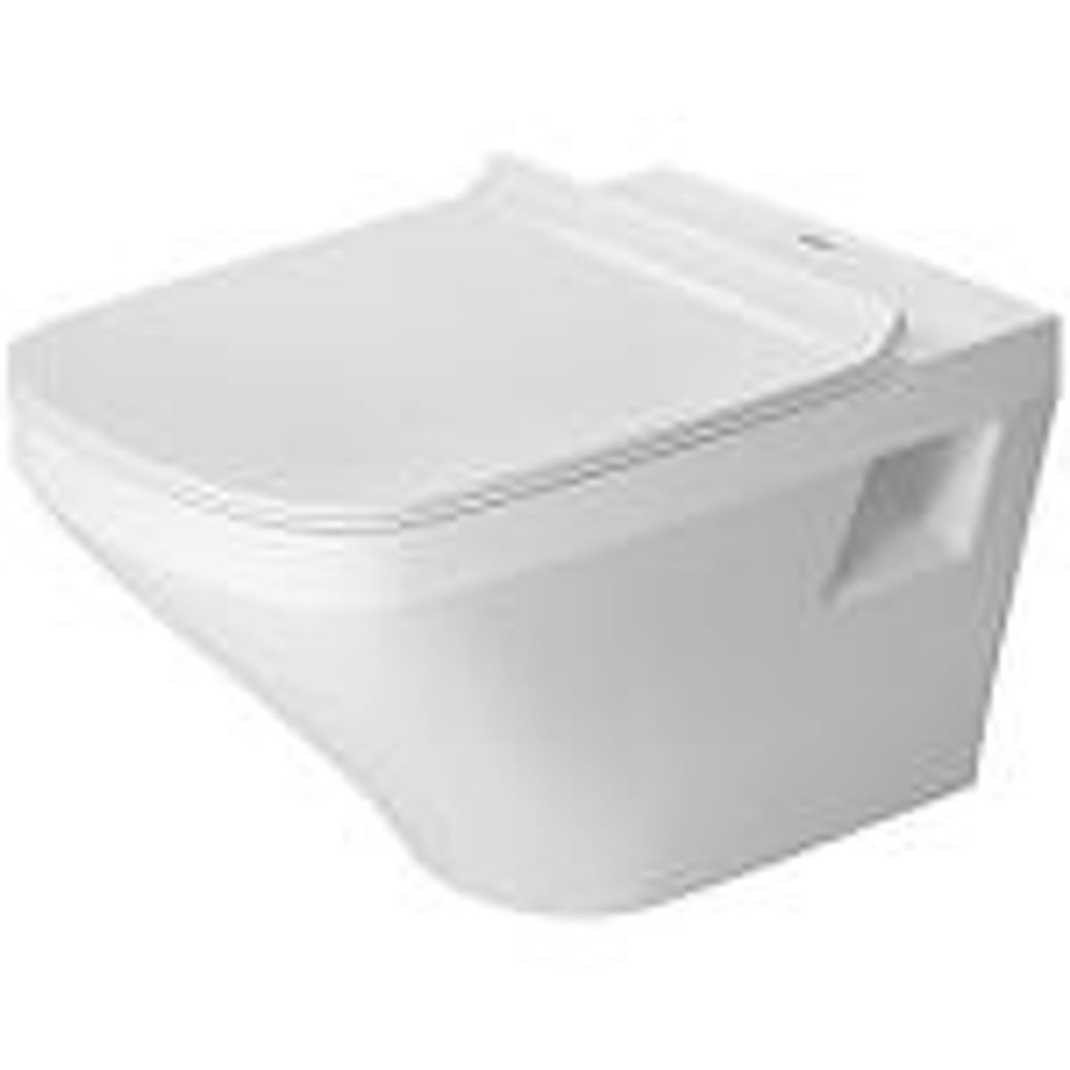 Duravit DuraStyle vægtoilet 54x37cm Med lukket skyllerand og WonderGliss, bolteafstand 180mm