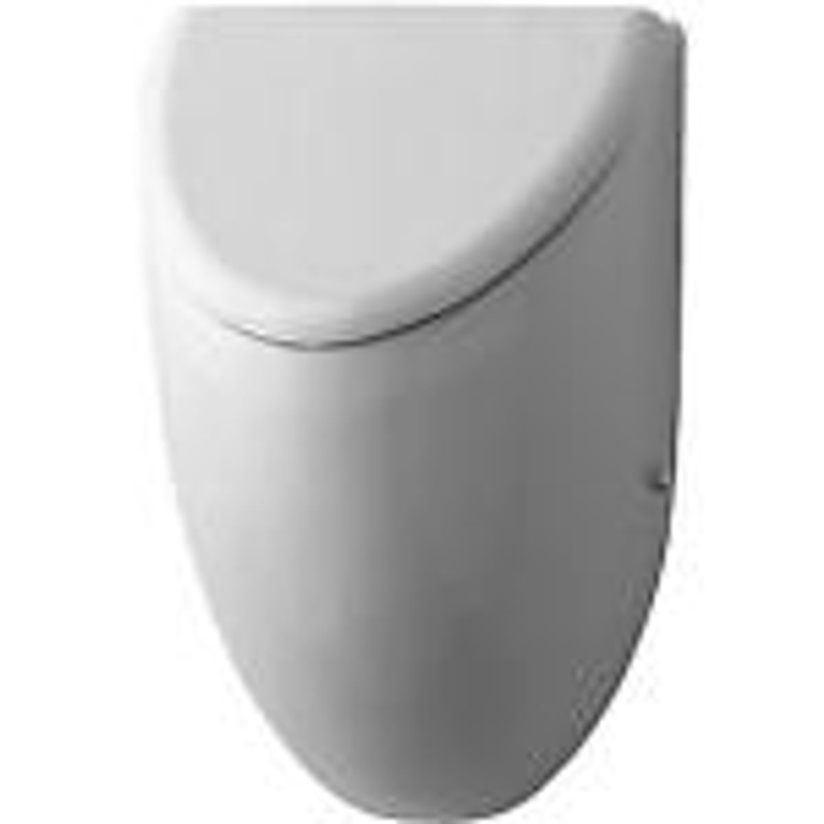 Duravit Fizz Urinal. Model til låg. Med flue. Med Wondergliss Hvid