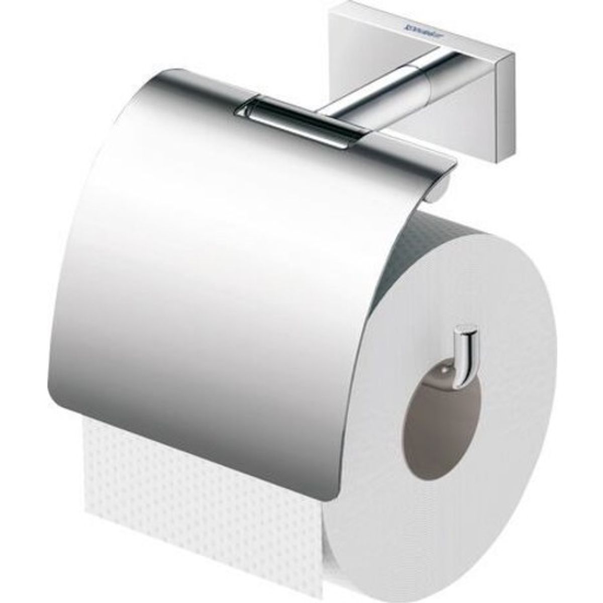 Duravit Karree toiletrulleholder, krom