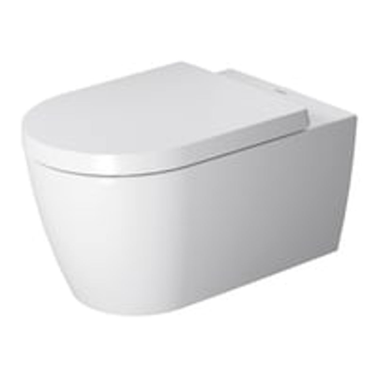 Duravit ME by Starck vgtoilet 37x57cm med ben skylle-rand, hvid mat satin, WonderGliss