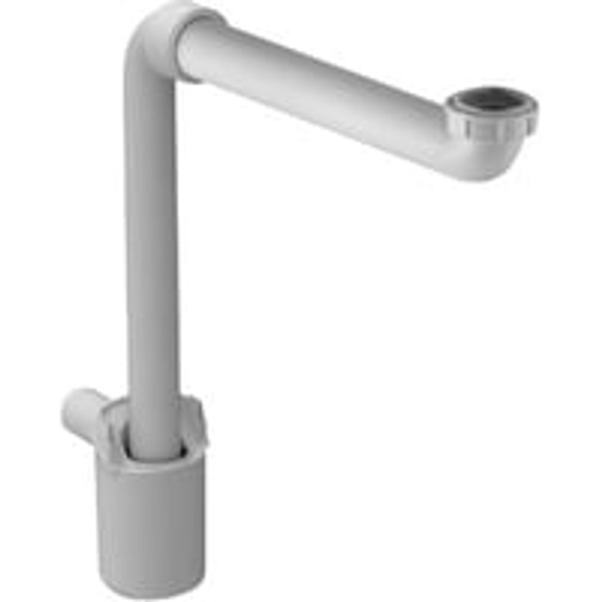 Duravit pladsbesparende vandls 1 1/4", hvid