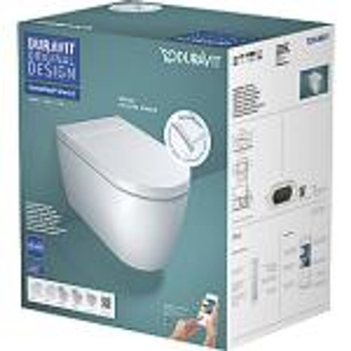 Duravit SensoWash Starck f lite douchetoilet hængeskål rimless, Husk 613281941